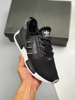 Adidas NMD_R1 V2 Black White For Sale