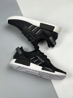 Adidas NMD_R1 V2 Black White For Sale -Cheap Jordan Shop adidas NMD R1 V2 Black White For Sale 3