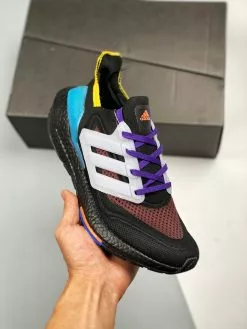 Adidas NMD Adidas Ultra Boost 2021 Core Black/Cloud White/Pulse Aqua For Sale
