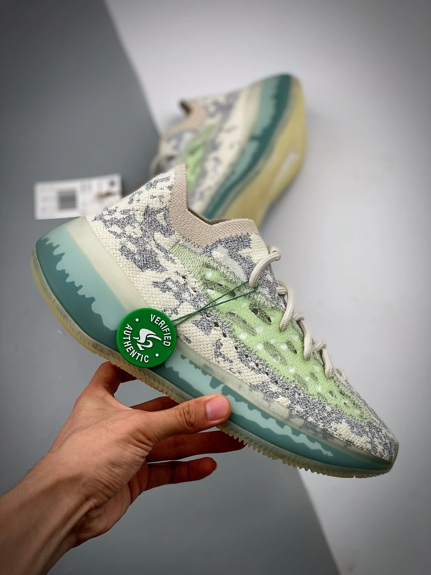 Yeezy 350-750 Adidas Yeezy Boost 380 “Alien Blue Reflective” For Sale 4 Yeezy 350-750 Adidas Yeezy Boost 380 “Alien Blue Reflective” For Sale - Image 2
