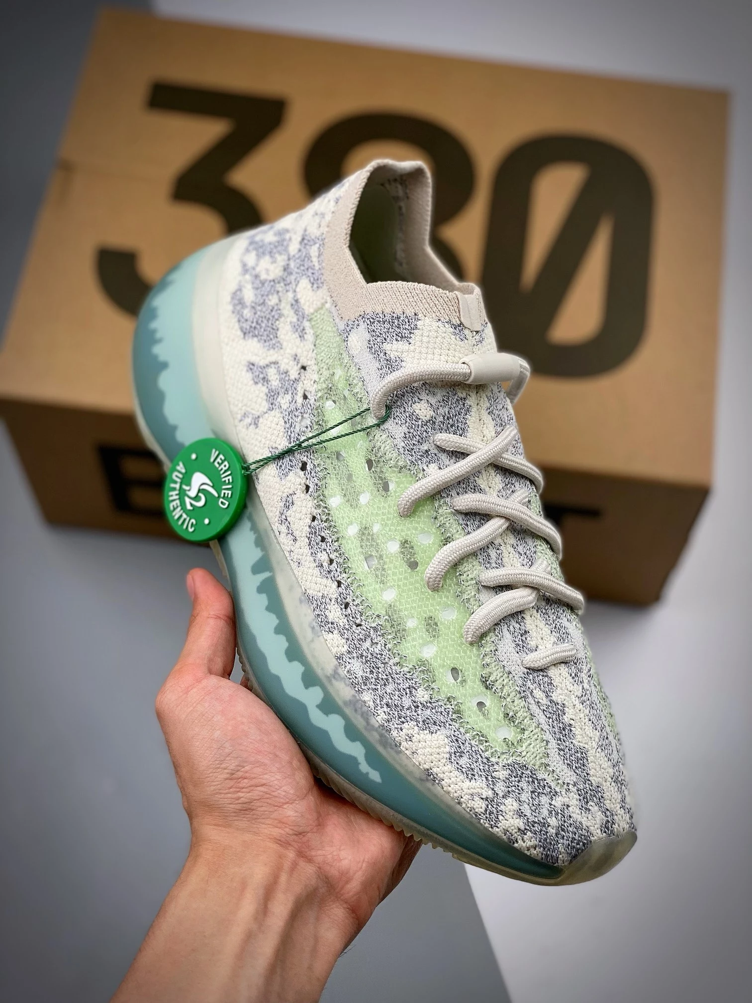 Yeezy 350-750 Adidas Yeezy Boost 380 “Alien Blue Reflective” For Sale 3 Yeezy 350-750 Adidas Yeezy Boost 380 “Alien Blue Reflective” For Sale