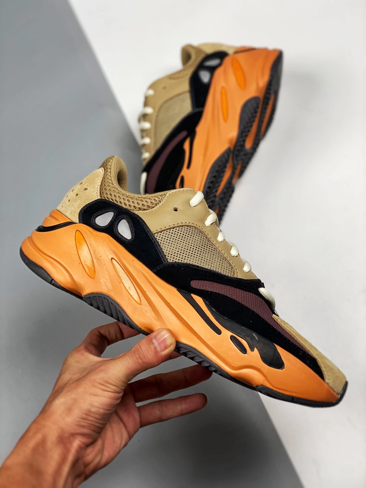 Yeezy 350-750 Adidas Yeezy Boost 700 “Enflame Amber” GW0297 For Sale 4 Yeezy 350-750 Adidas Yeezy Boost 700 “Enflame Amber” GW0297 For Sale - Image 2