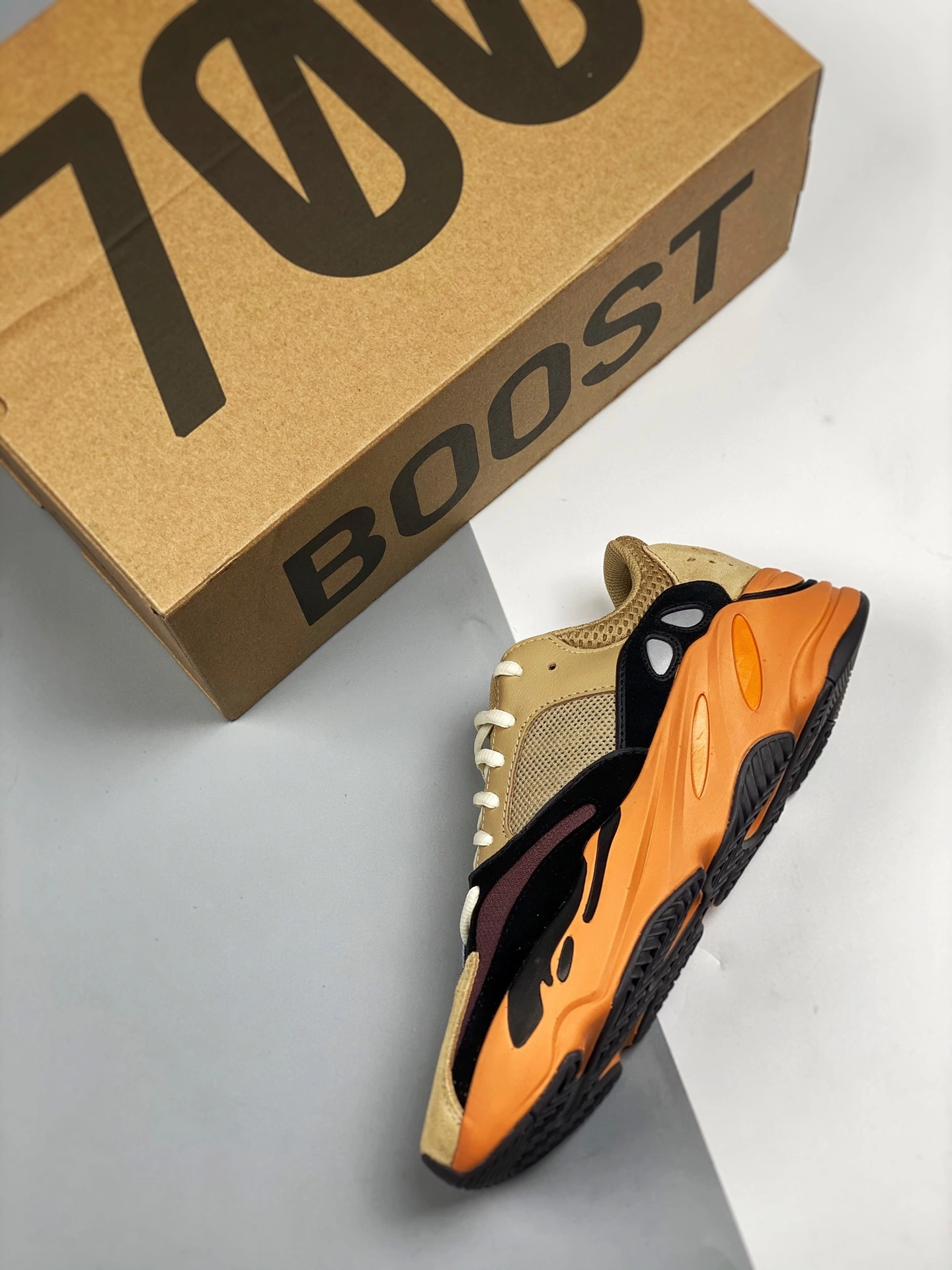 Yeezy 350-750 Adidas Yeezy Boost 700 “Enflame Amber” GW0297 For Sale 5 Yeezy 350-750 Adidas Yeezy Boost 700 “Enflame Amber” GW0297 For Sale - Image 3